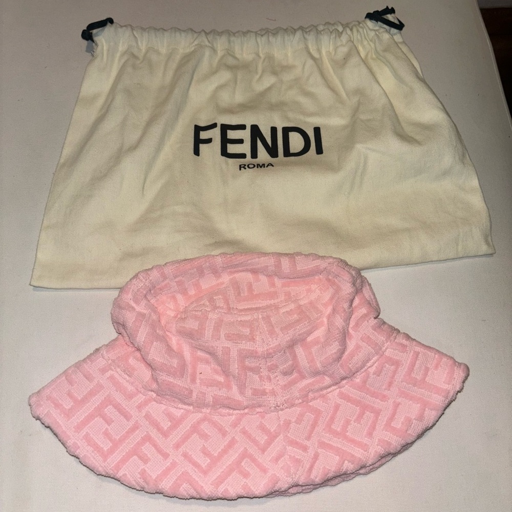 Fendi Toddler Terry Bucket Hat